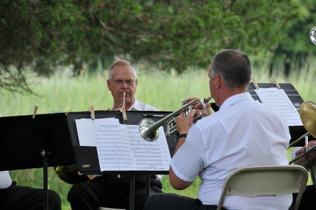 The TPO Brass Quintet Greg Danner (left) and Alan Suska.
