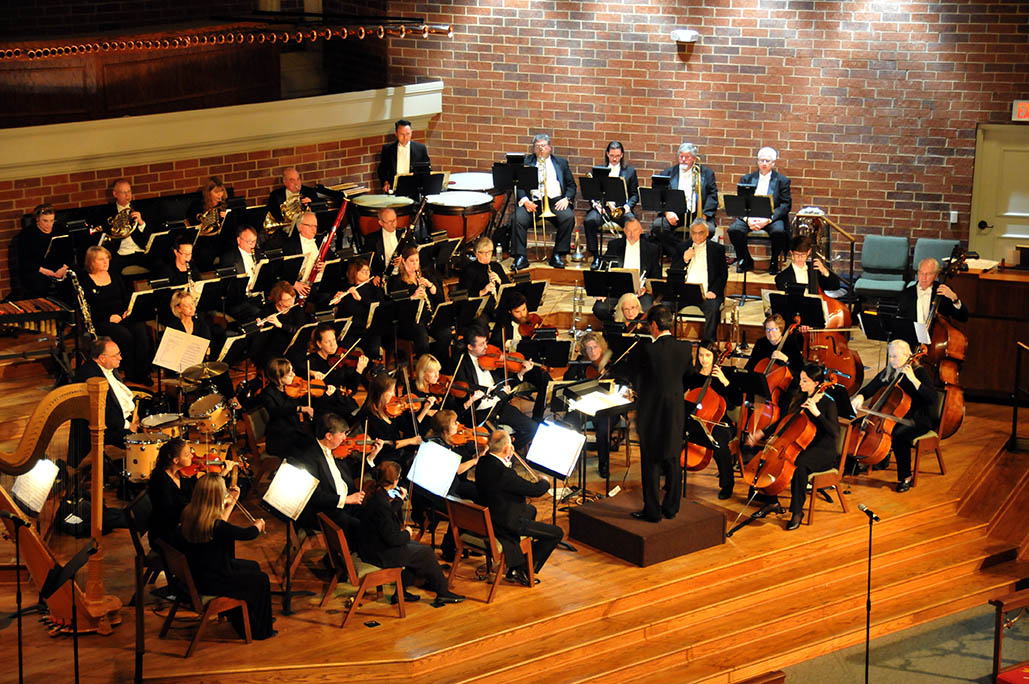Tennessee Philharmonic Orchestra with a Salute to Veterans in November 2019, under the leadership of conductor Dan Allcott.