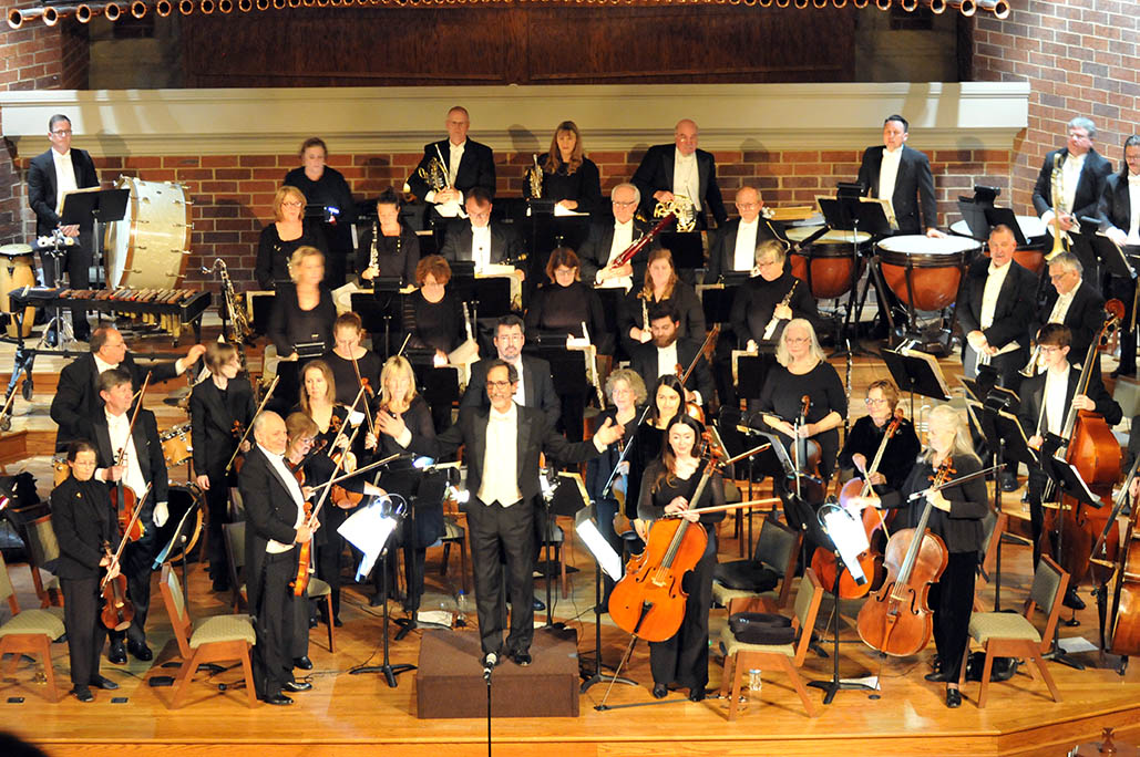 Tennessee Philharmonic Orchestra with a Salute to Veterans in November 2019, under the leadership of conductor Dan Allcott.