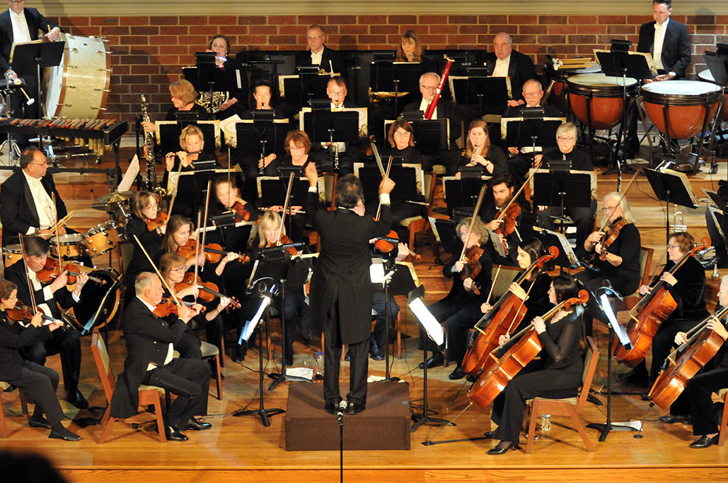 Tennessee Philharmonic Orchestra with a Salute to Veterans in November 2019, under the leadership of conductor Dan Allcott.