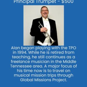 Principal Trumpet - Alan Suska