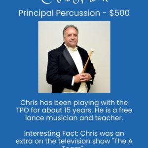 Principal Percussion - Chris Nelsen
