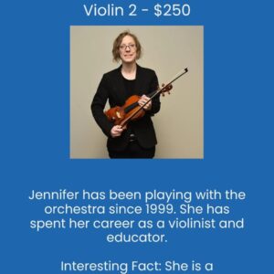 2nd Violin - Jennifer Warren