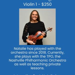 Violin 1 - Natalie Wright