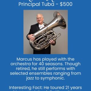 Principal Tuba – Marcus Arnold