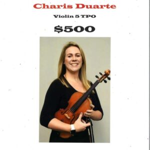 First Violin – Charis Durante