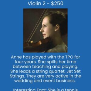 Violin 2 – Anne Landis Jetton