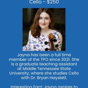 Cello – Jayna Powell