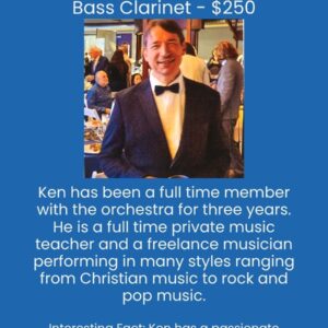 Bass Clarinet – Ken Ozimek