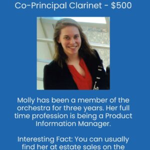 Clarinet – Molly Waxman
