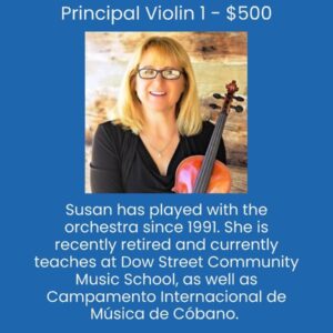 Violin 1 – Susan Mullen