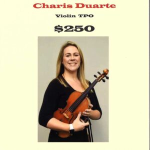 First Violin – Charis Durante