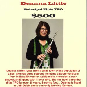 Principal Flute – Deanna Little