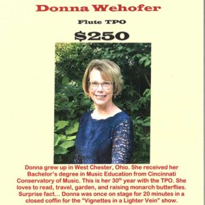 Donna Wehofer, 2nd Flute