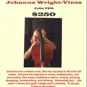 Cello – Johanna Wright-Vines