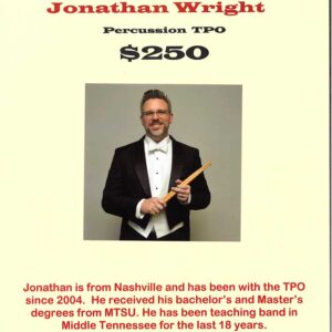 3rd Percussion - Jonathan Wright