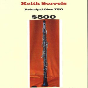 Principal Oboe – Keith Sorrels