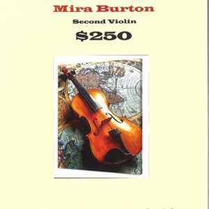 Second Violin - Mira Burton