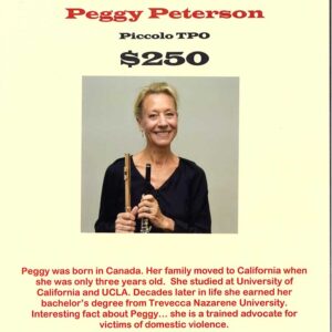 Piccolo - Peggy Peterson